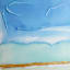 Glass Framed Colorful Abstract Print Wall Art, 19x25