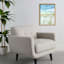 Glass Framed Colorful Abstract Print Wall Art, 19x25