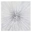 Found & Fable Silver Sunburst Canvas Wall Art, 24"