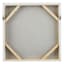 Found & Fable Silver Sunburst Canvas Wall Art, 24"