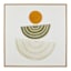 Soul Searcher Neutral Abstract Framed Canvas Wall Art, 25"