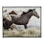 Framed Horses Canvas Wall Art, 29x23