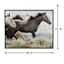 Framed Horses Canvas Wall Art, 29x23