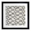 Found & Fable Glass Framed Embroidered Wall Art, 19"