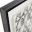 Found & Fable Glass Framed Embroidered Wall Art, 19"