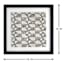 Found & Fable Glass Framed Embroidered Wall Art, 19"