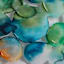 Glass Framed Colorful Abstract Print Wall Art, 16x20