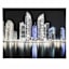 Cityscape at Night Canvas Wall Art, 16x20