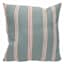 Honeybloom Light Green Stripe Outdoor Throw Pillow, 16"
