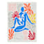 Floral Figure Canvas Wall Art, 12x16