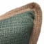 2-Pack Endive Jute Trim Outdoor Throw Pillow, 18"