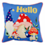 Sunny Club Hello Gnome Outdoor Throw Pillow, 16"