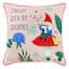 Sunny Club Chillin with Gnomies Outdoor Throw Pillow, 16"