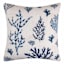 Honeybloom Coral Woven Outdoor Throw Pillow, 18"