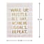 Wake Up Hustle Canvas Wall Art, 12x16