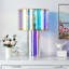 Iridescent Glass Medium Table Lamp with Iridescent Shade, 22"