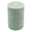 Green Unscented Pillar Candle, 4x6