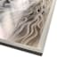Glass Framed Highland Fluffy Cow Paper Wall Art, 25x37