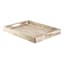 White Wood Tray, 19x14