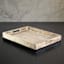 White Wood Tray, 19x14