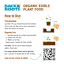 Back to Roots Organic Edible Plant Food, 1.5lb