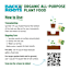 Back to Starts Organic All Purpose Plant Food, 1.5lb