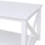 Alexander Faux Wood Coffee Table, White