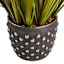 Green Grass Bundle with Grey Planter, 31"