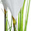 Green Grass Bundle with Metal Planter, 48"