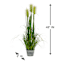 Green Grass Bundle with Metal Planter, 48"