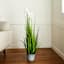 Green Grass Bundle with Metal Planter, 48"