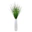 Onion Grass Bundle with White Magnesia Planter, 44"