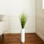 Onion Grass Bundle with White Magnesia Planter, 44"