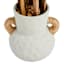 Found & Fable Faux Emerald Floor Greenery with White Ceramic Pot, 37"