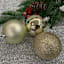 16-Count Champagne Mix Shatterproof Ornaments, 70mm