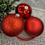 3-Count Red Mix Shatterproof Ornaments