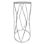 Providence Silver Metal Plant Stand, Large