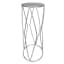 Providence Silver Metal Plant Stand, Small