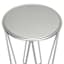 Providence Silver Metal Plant Stand, Small