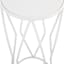 Providence White Metal Plant Stand, Small