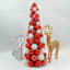 Gingerbread Lane Red & White Ornament Tree, 19"