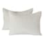Providence 5-Piece White Ribbed Velvet Comforter Set, King