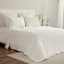Providence 5-Piece White Ribbed Velvet Comforter Set, King