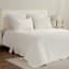 Providence 5-Piece White Ribbed Velvet Comforter Set, King