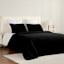 Crosby St. 3-Piece Black Boucle Quilt Set, King