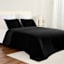 Crosby St. 3-Piece Black Boucle Quilt Set, King