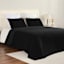 Crosby St. 3-Piece Black Boucle Quilt Set, King