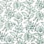Honeybloom Green Floral Print Throw Pillow, 18"