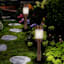 6-Lumen Oil Rubbed Bronze Round Steel Solar Pathway Light