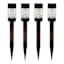 4-Pack 6-Lumen Solar Oil Rubbed Bronze Round Steel Solar Pathway Lights